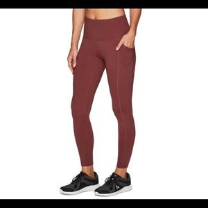NWOT RBX High Waisted Squat Proof Workout 7/8 Leggings with Pockets for Women XL